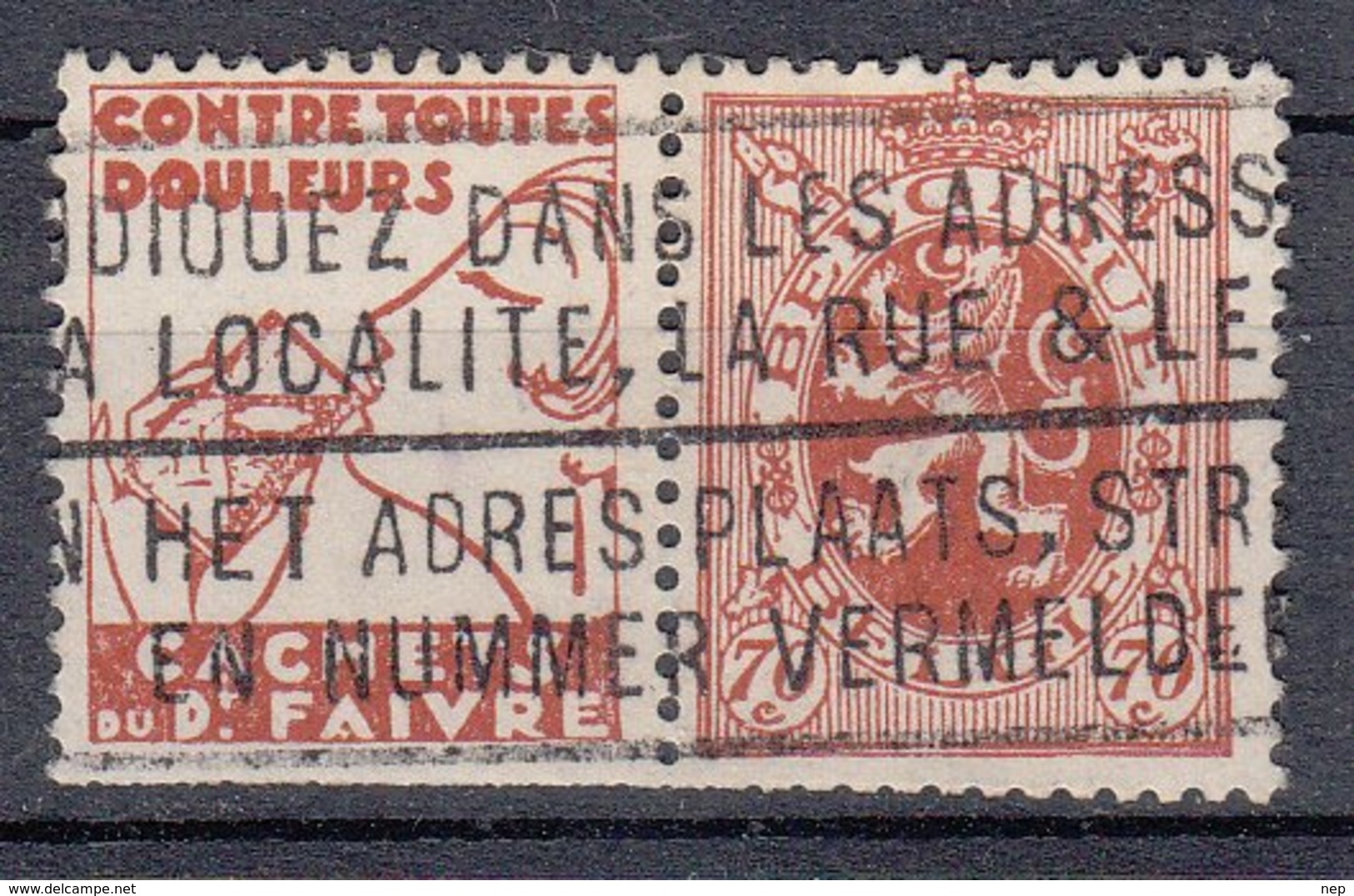 BELGIË - OBP - 1929/32 - PU 42 - Gest/Obl/Us - Usados