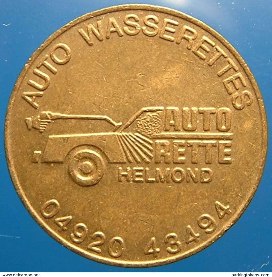 TA 005-1 - Autorette - Helmond Netherlands - 04920 43494 - Auto Wasserette Car Wash Machine Token Clean Park Auto Wasch - Profesionales/De Sociedad