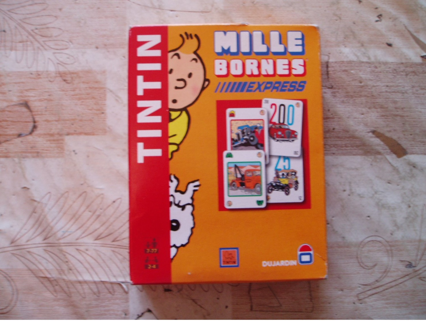 TINTIN JEU MILLE BORNES EXPRESS-VOIR -2102 - Tintin