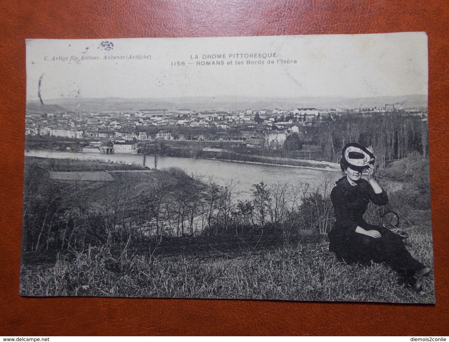 Carte Postale  - ROMANS (26) - Et Les Bords De L'Isère 1908 (3662) - Romans Sur Isere