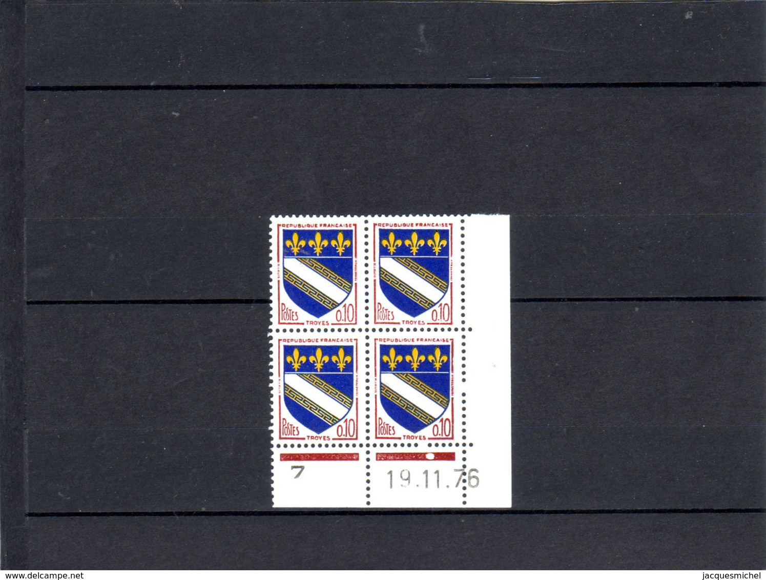 N° 1353 - 0,10F Blason De TROYES - Certainement AL Mais Date Non Trouvée - - 1970-1979