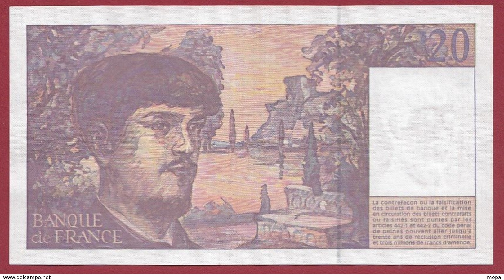 20 Francs "Debussy" 1997 ---VF/SUP----Série -S.052 - 20 F 1980-1997 ''Debussy''