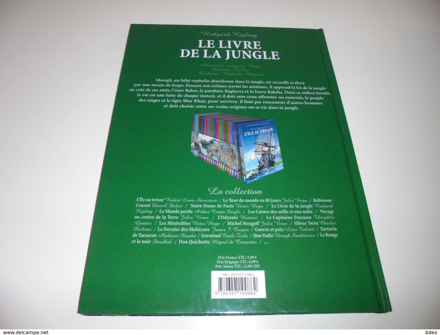 LOT 6 INCONTOURNABLES DE LA LITTERATURE EN BD TOMES 3/5/11/18/19/22 TBE - Wholesale, Bulk Lots