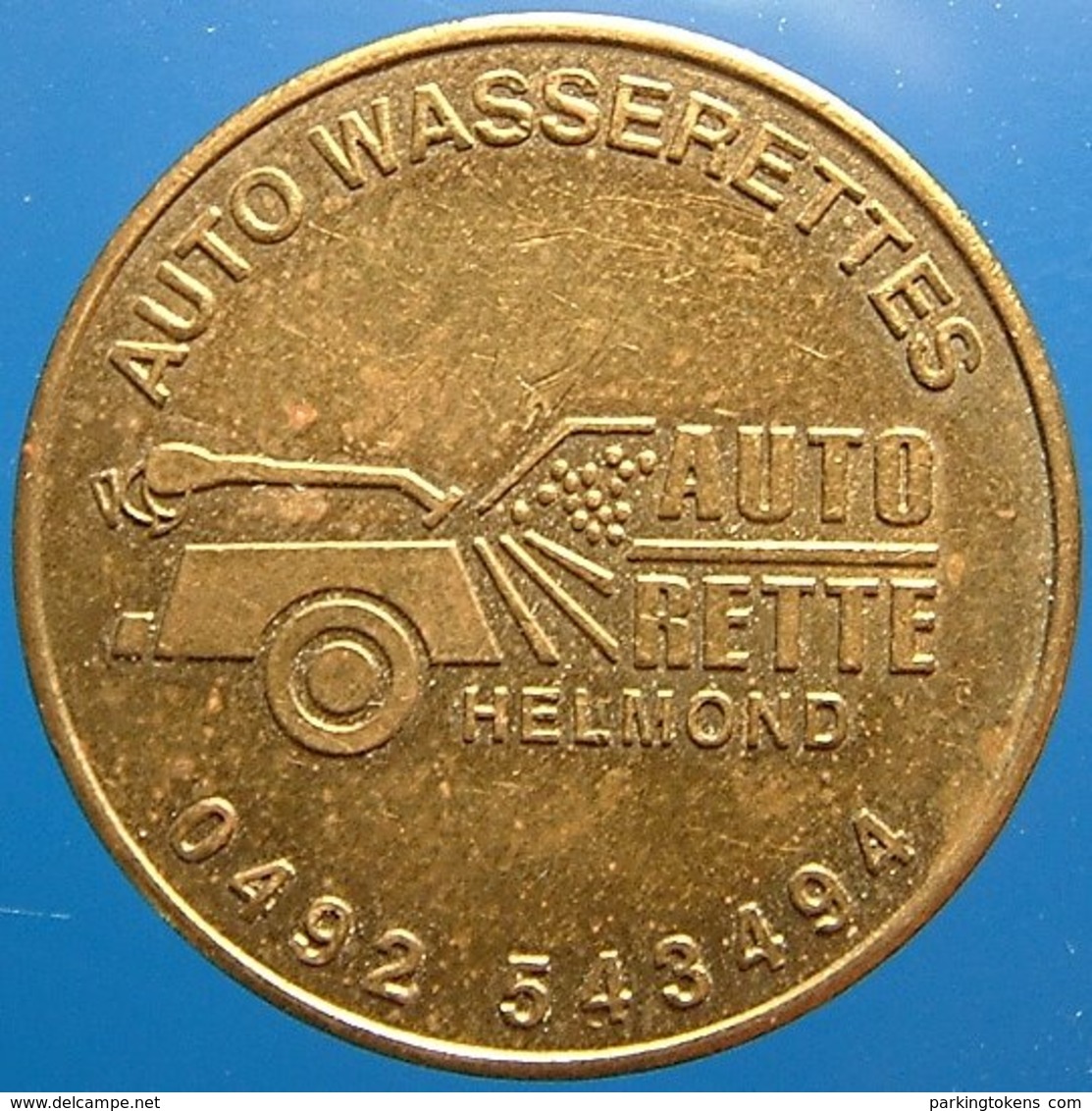 TA 005-2b - Autorette Helmond Netherlands - 04920 543494 - Auto Wasserette Car Wash Machine Token Clean Park Auto Wasch - Firma's