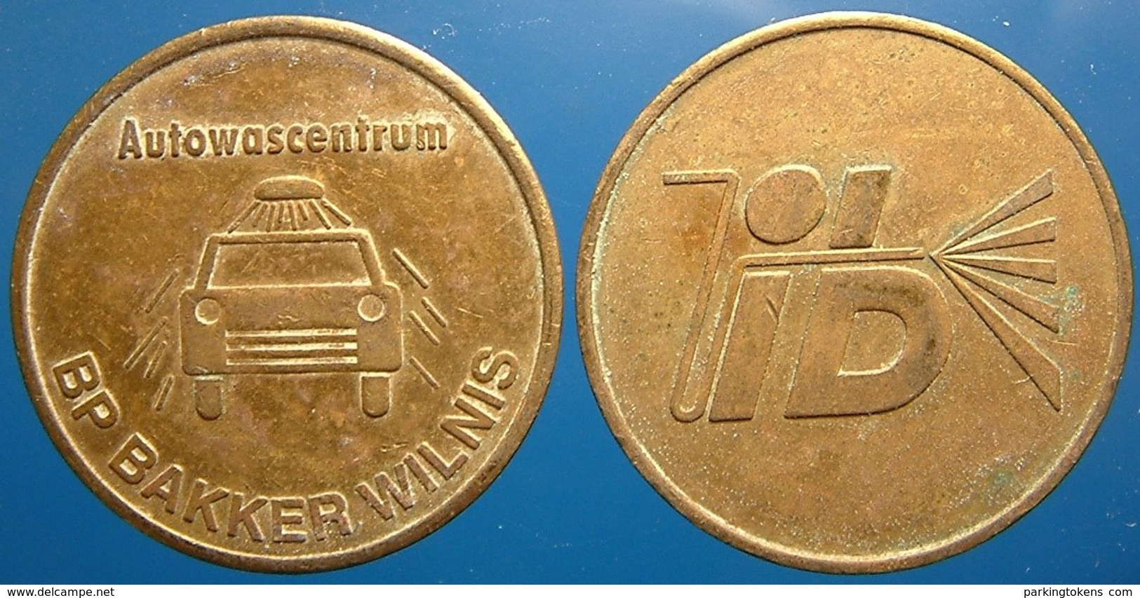 TA 008-1 - BP Bakker - Wilnis Netherlands - Auto Wasserette Car Wash Machine Token Clean Park Auto Wasch - Profesionales/De Sociedad