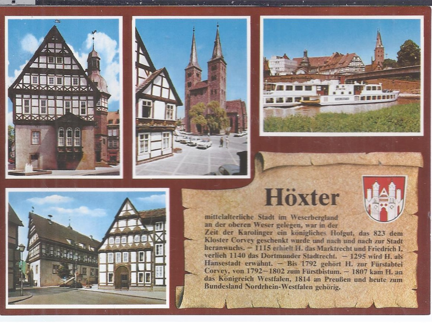 AK-div.31- 355    Höxter , Chronik Und Mehrbild (4) - Höxter