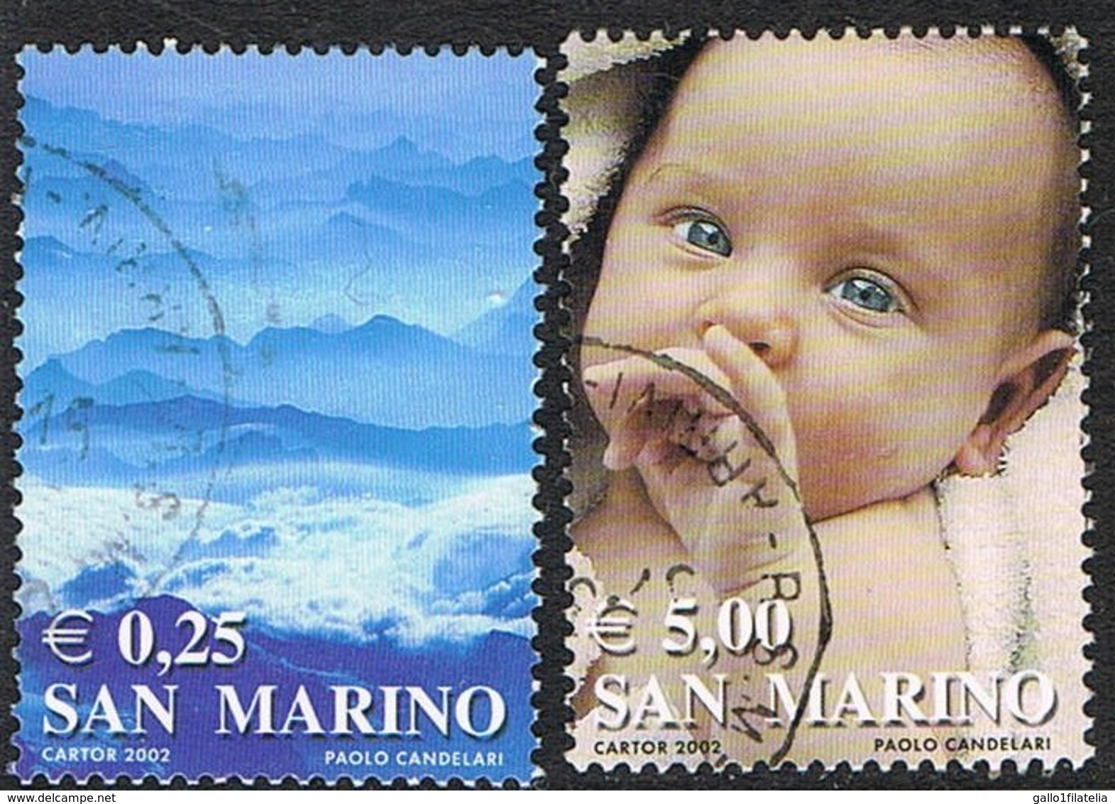 2002 - SAN MARINO - I COLORI DELLA VITA / THE COLORS OF LIFE - USATO / USED - Usati