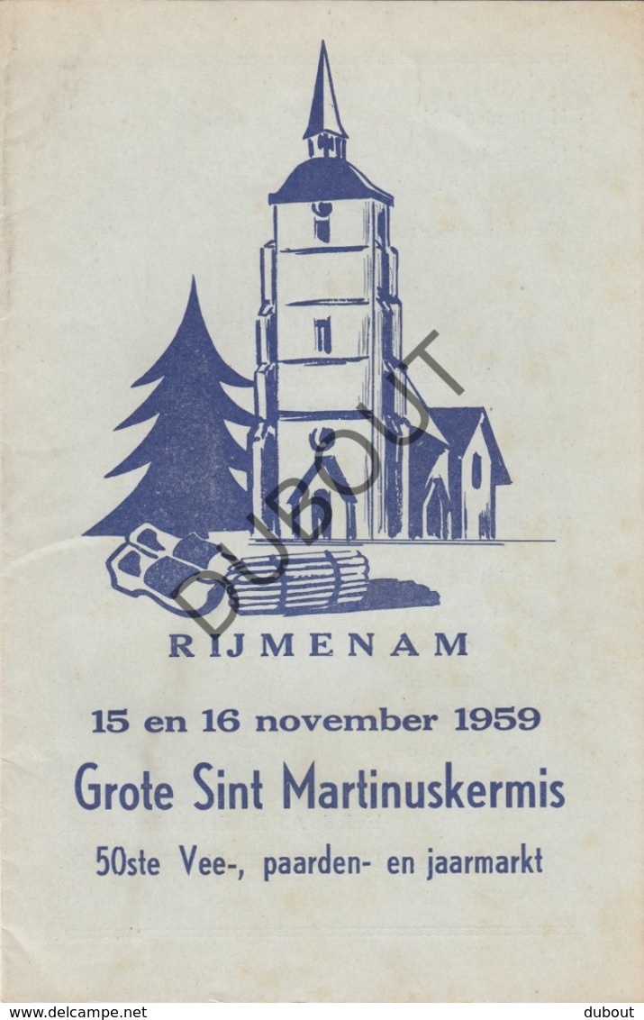 RIJMENAM Sint Martinuskermis 1959    (R258) - Oud