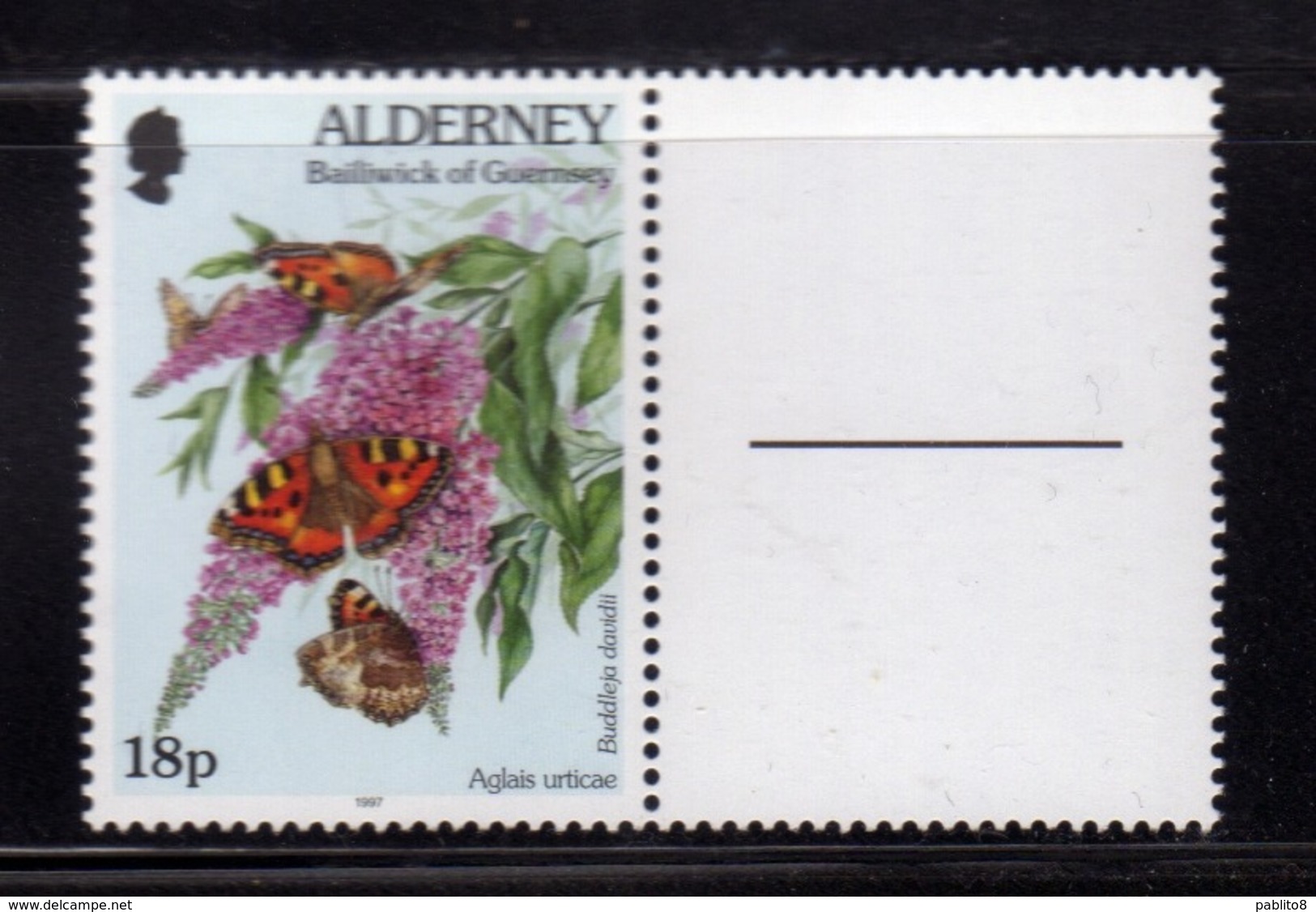 ALDERNEY 1997 FLORA AND FAUNA 18p MNH - Alderney