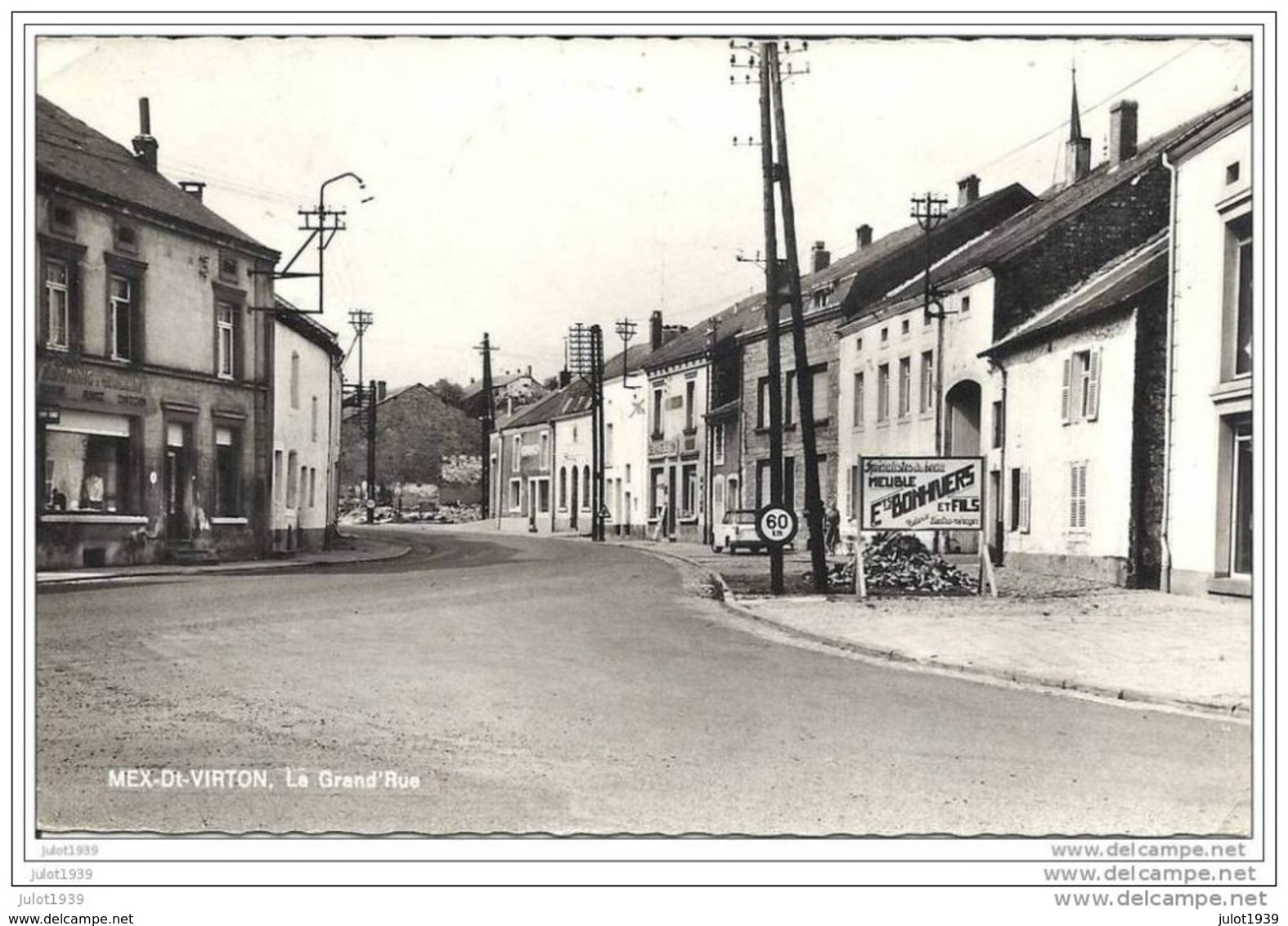 MEIX ..-- JEHONVILLE ..-- Grand ' Rue . 1964 Vers JEHONVILLE ( Mr Mme MAISE GILTAIRE ) . Voir Verso . - Meix-devant-Virton