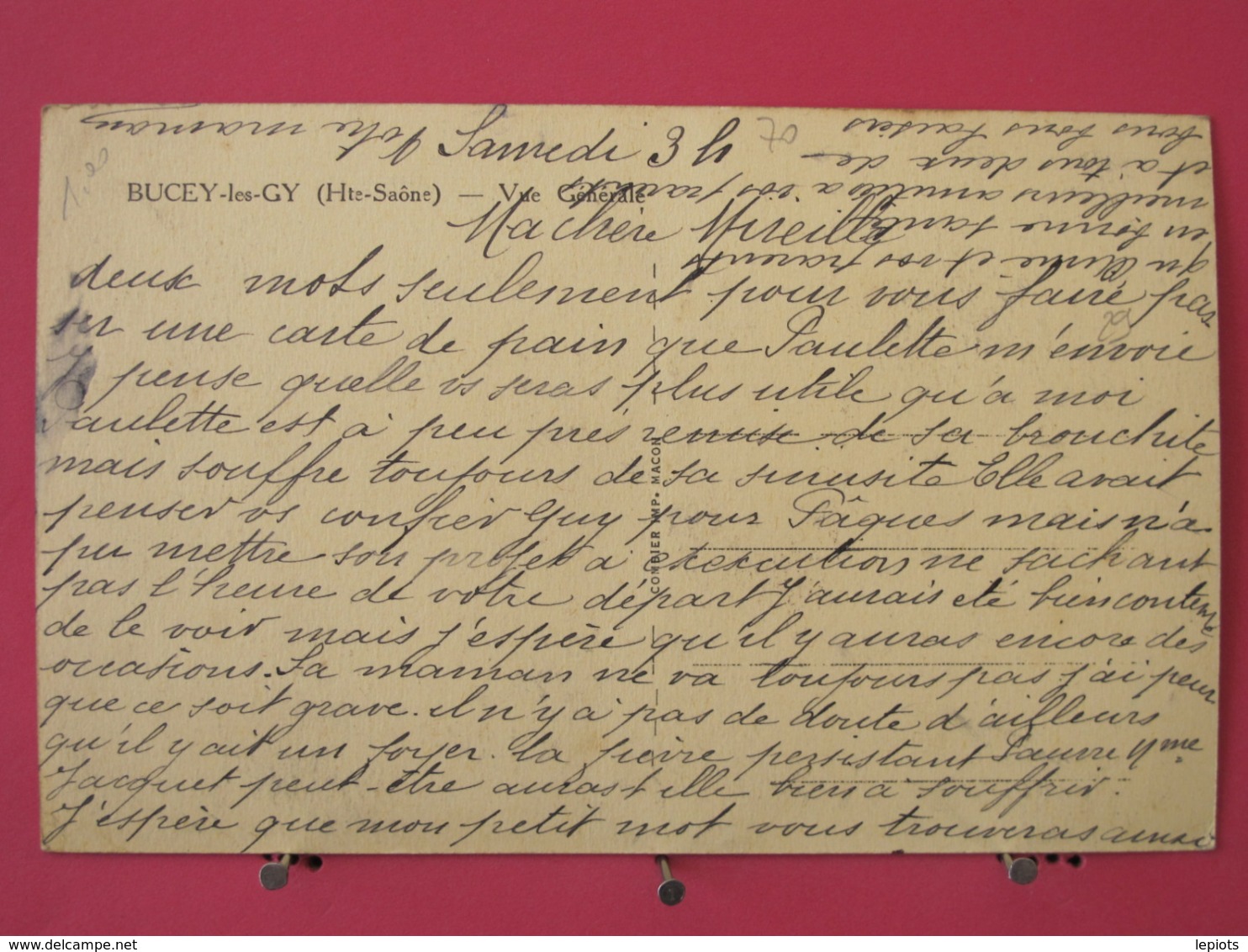 70 - Bucey Lès Gy - Vue Générale - Scans Recto Verso - Otros & Sin Clasificación