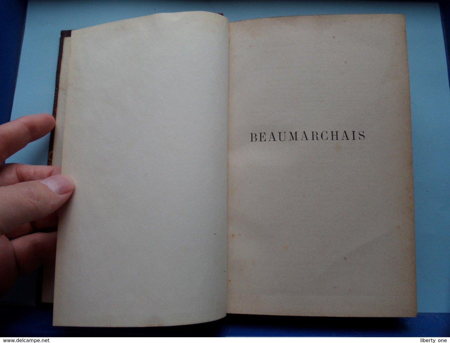 BEAUMARCHAIS Par André Hallays / Paris Lib. Hachette 1897 ( Voir Photos Svp ) ! - 1801-1900