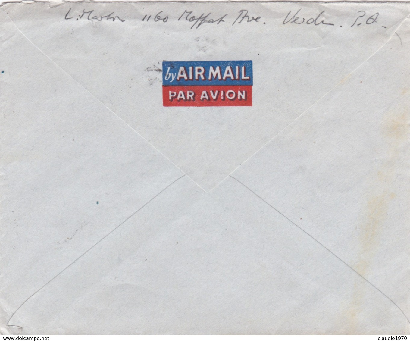 BUSTA VIAGGIATA  BY AIR MAIL - CANADA - MONTREAL   - VIAGGIATA PER ZURIGO ( SVIZZERA) - Storia Postale