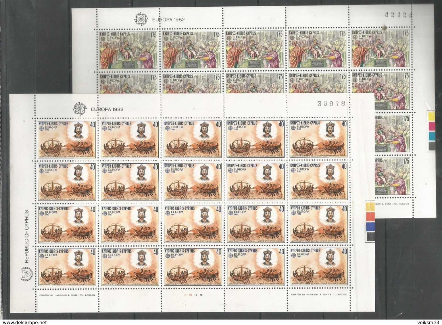 20x CYPRUS - MNH - Europa-CEPT - Art - 1982 - 1982