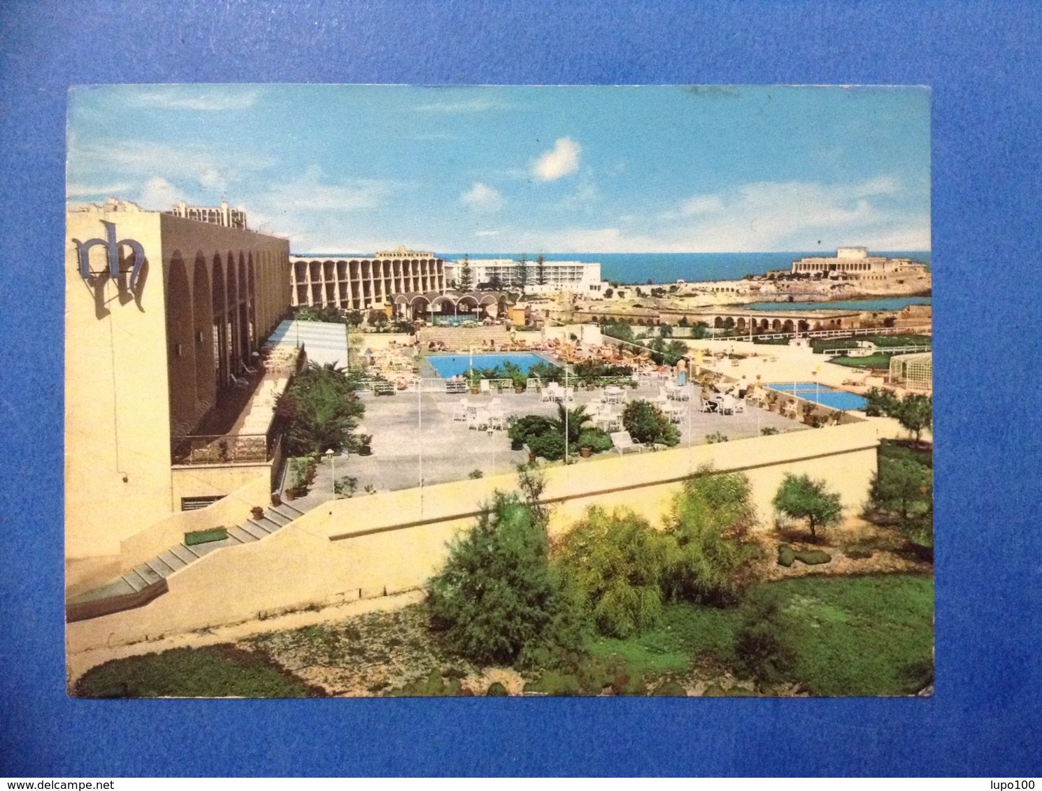 1972 CARTOLINA POST CARD MALTA ST JULIANS A RESORT HOTEL HILTON - Malta