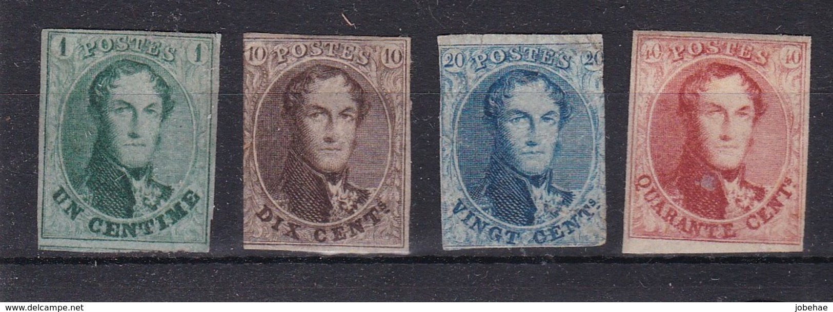 Belgie COb* 9-12 - 1849-1865 Medallions (Other)