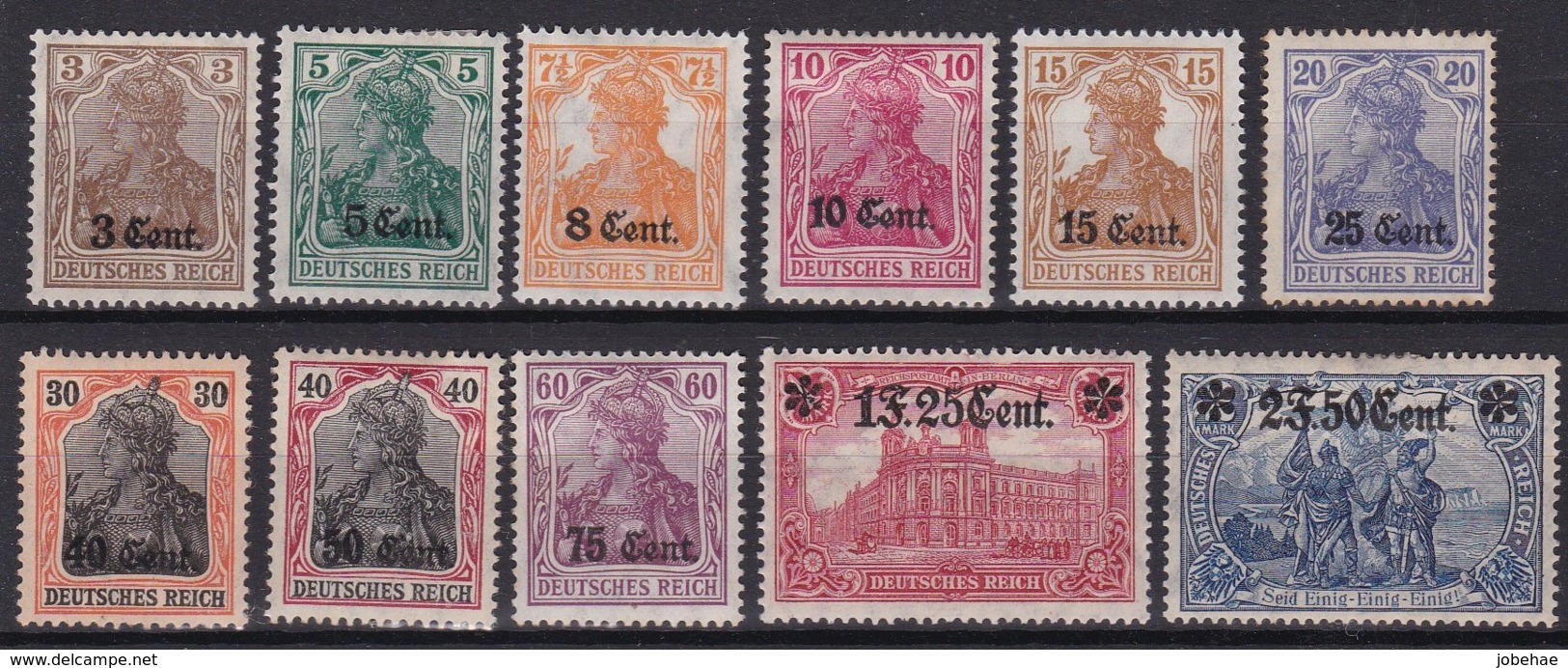 Belgie COB* OC 10-25 - OC55/105 Eupen & Malmédy