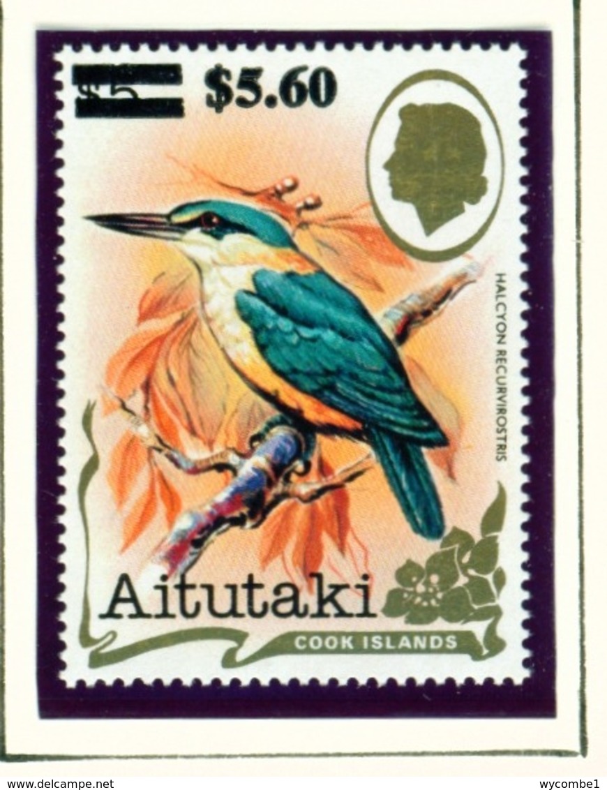 AITUTAKI  -  1983 Birds Surcharged $5.60 On $5 Unmounted/Never Hinged Mint - Aitutaki