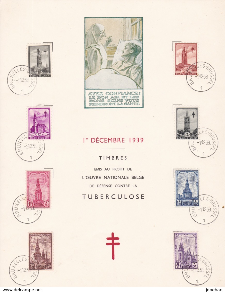 Belgie COB° 519 - Cartes Souvenir – Emissions Communes [HK]