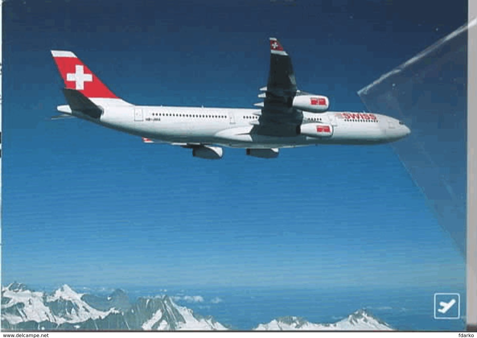 Swiss International Airlines A340 HB-JMA Avion Aereo - 1946-....: Era Moderna