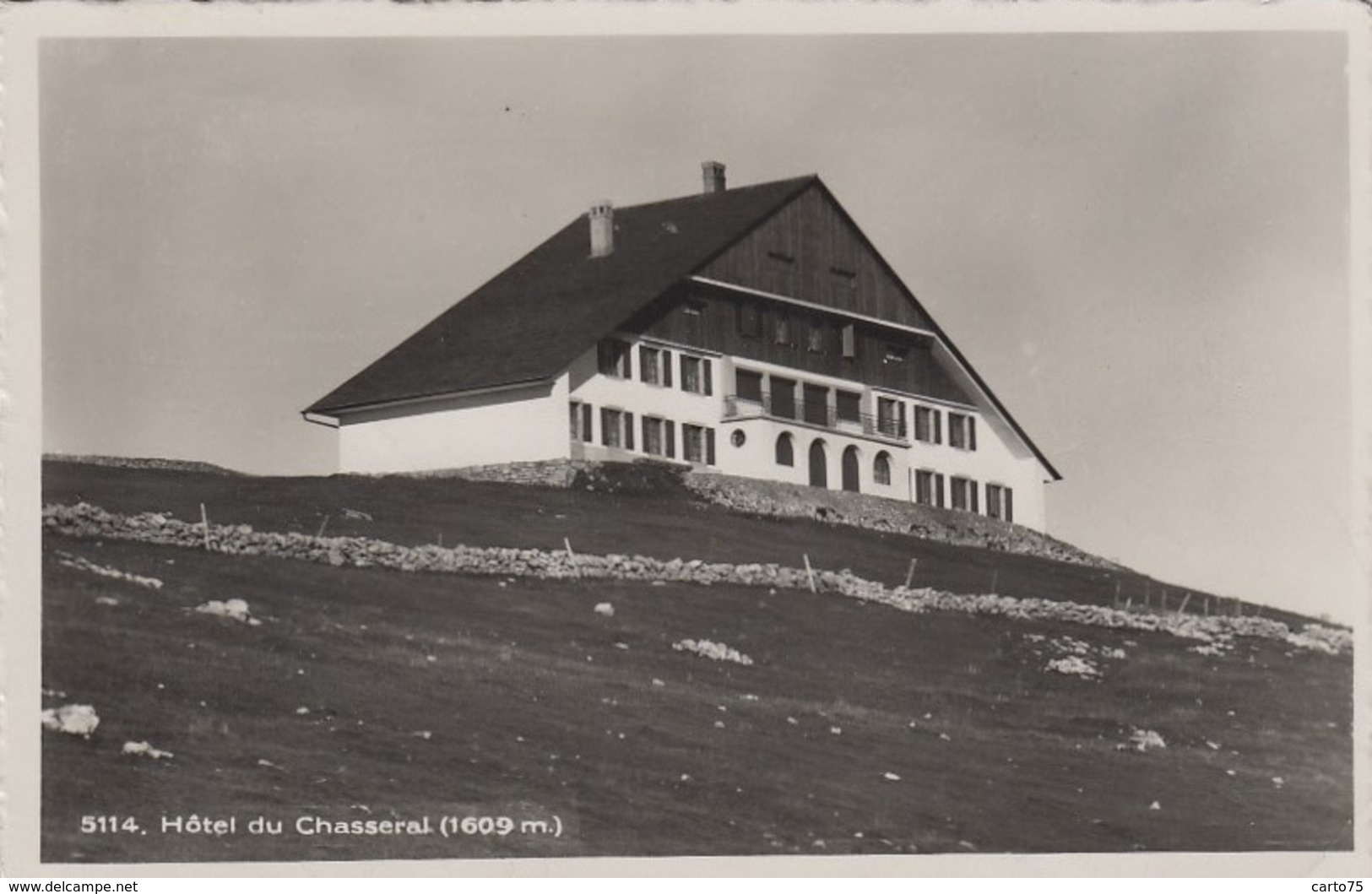 Suisse - Nods - Hôtel Du Chasseral - Postmarked 1951 - Nods