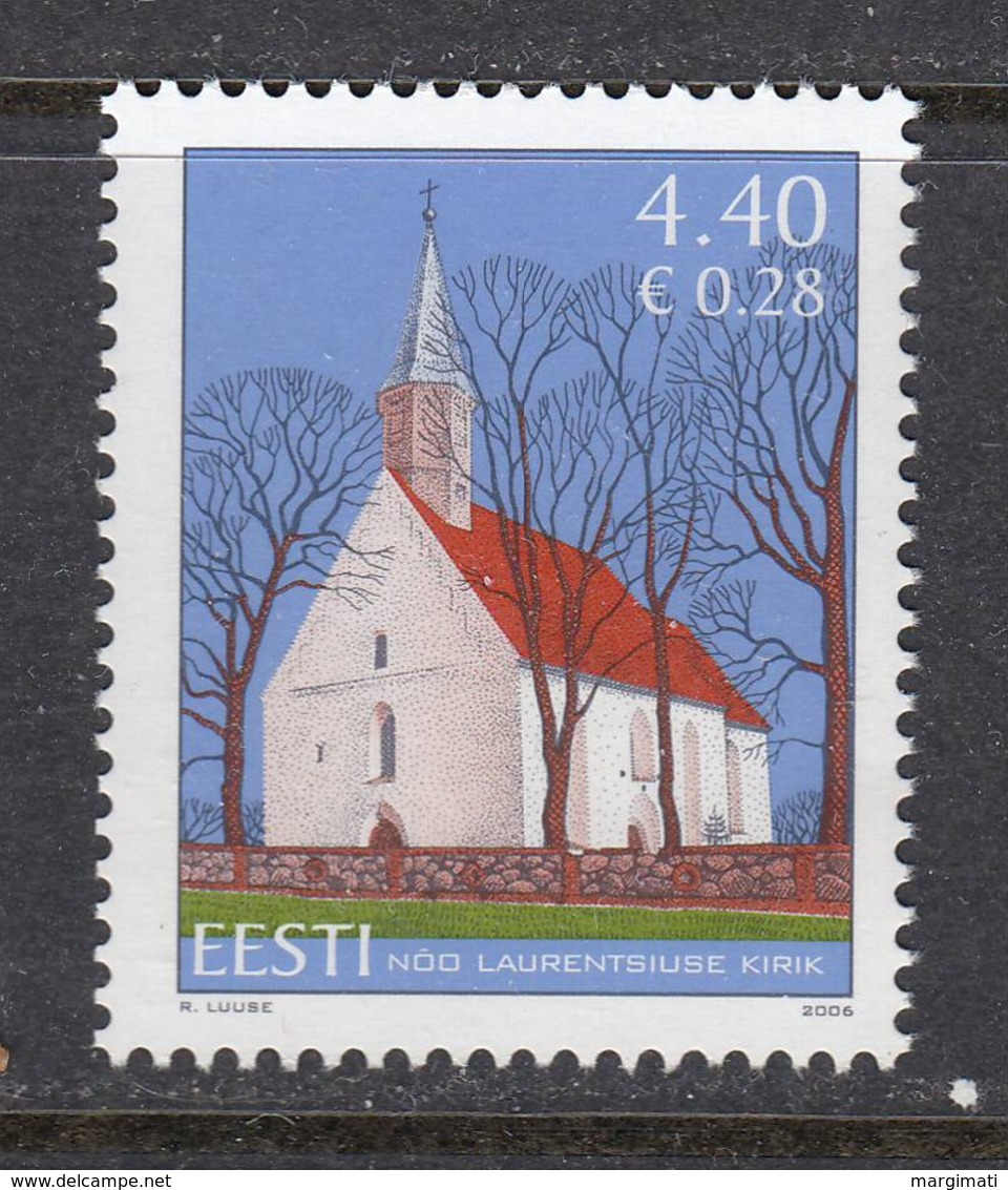 Estland 2006.St. Lawrence's Of Nõo. 13th Century. MNH. Pf. - Estland