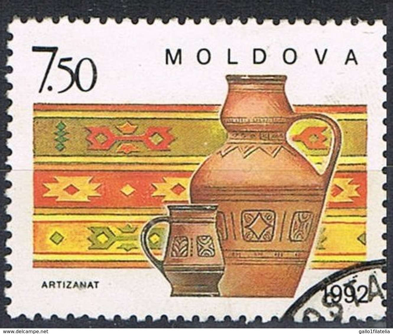 1992 - MOLDAVIA / MOLDOVA - ARTIGIANATO / HANDICRAFT - USATO / USED - Moldavia