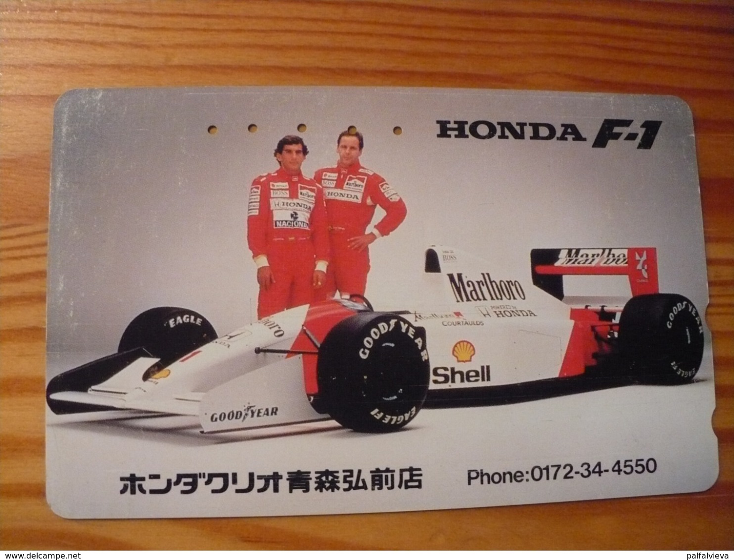 Phonecard Japan 110-011 Car Race, Honda - Japon
