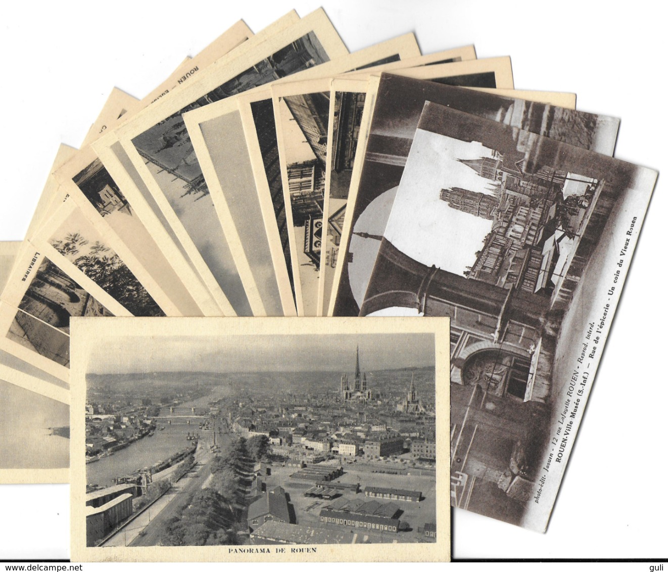 [76] Seine Maritime > ROUEN  Lot De 18 Cartes CPA- Scan R/V 18 Cartes - Rouen