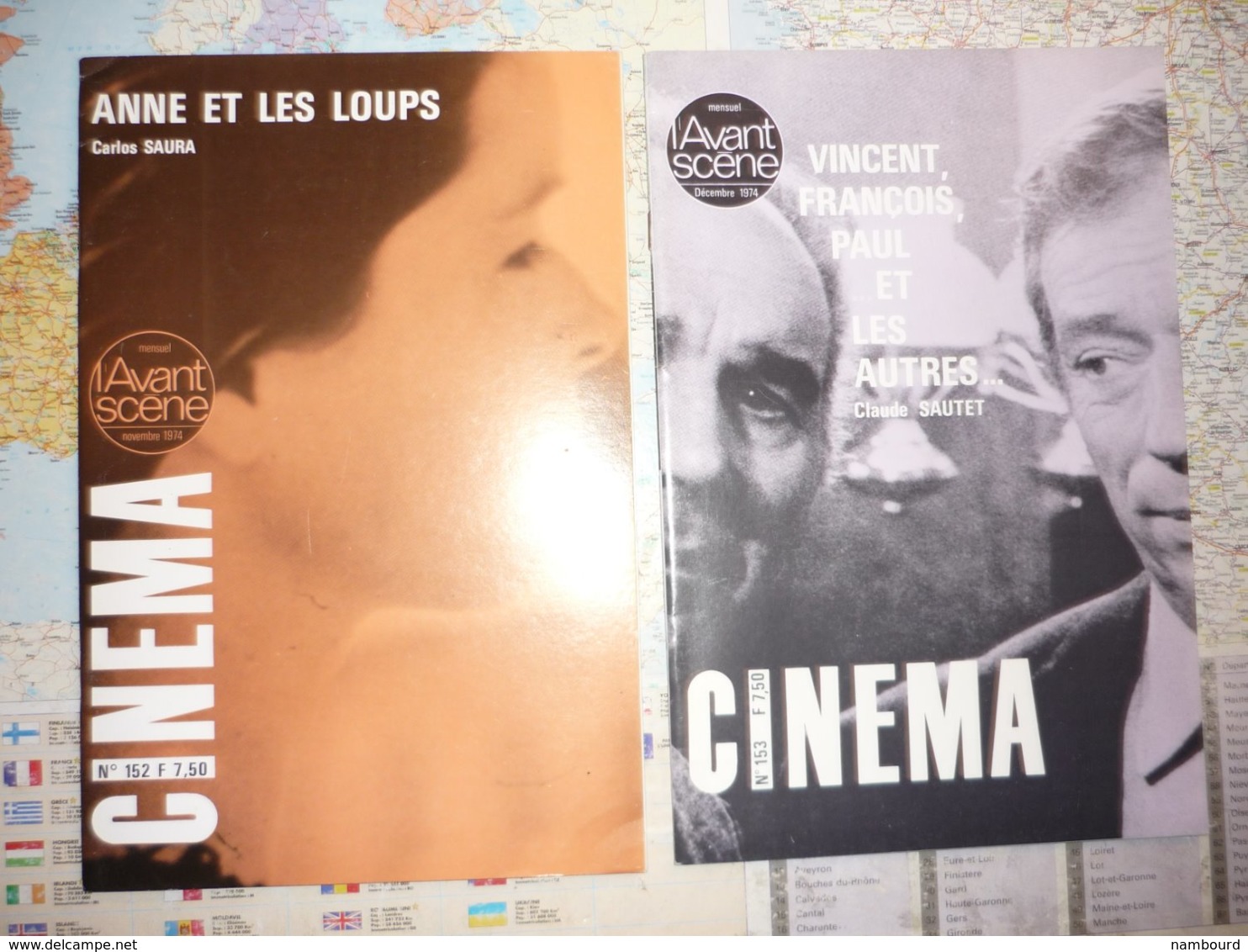 L'Avant-Scène Cinéma N°140 à 155 14 numéros consécutifs dont 2 numéros doubles d'Octobre 1973 à Février 1975