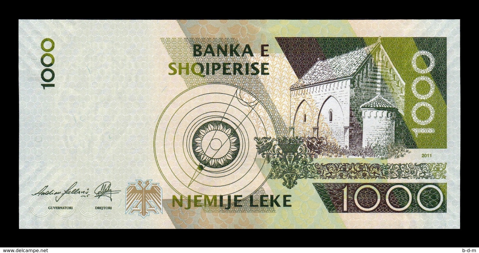 Albania 1000 Leke 2011 Pick 73b SC UNC - Albania