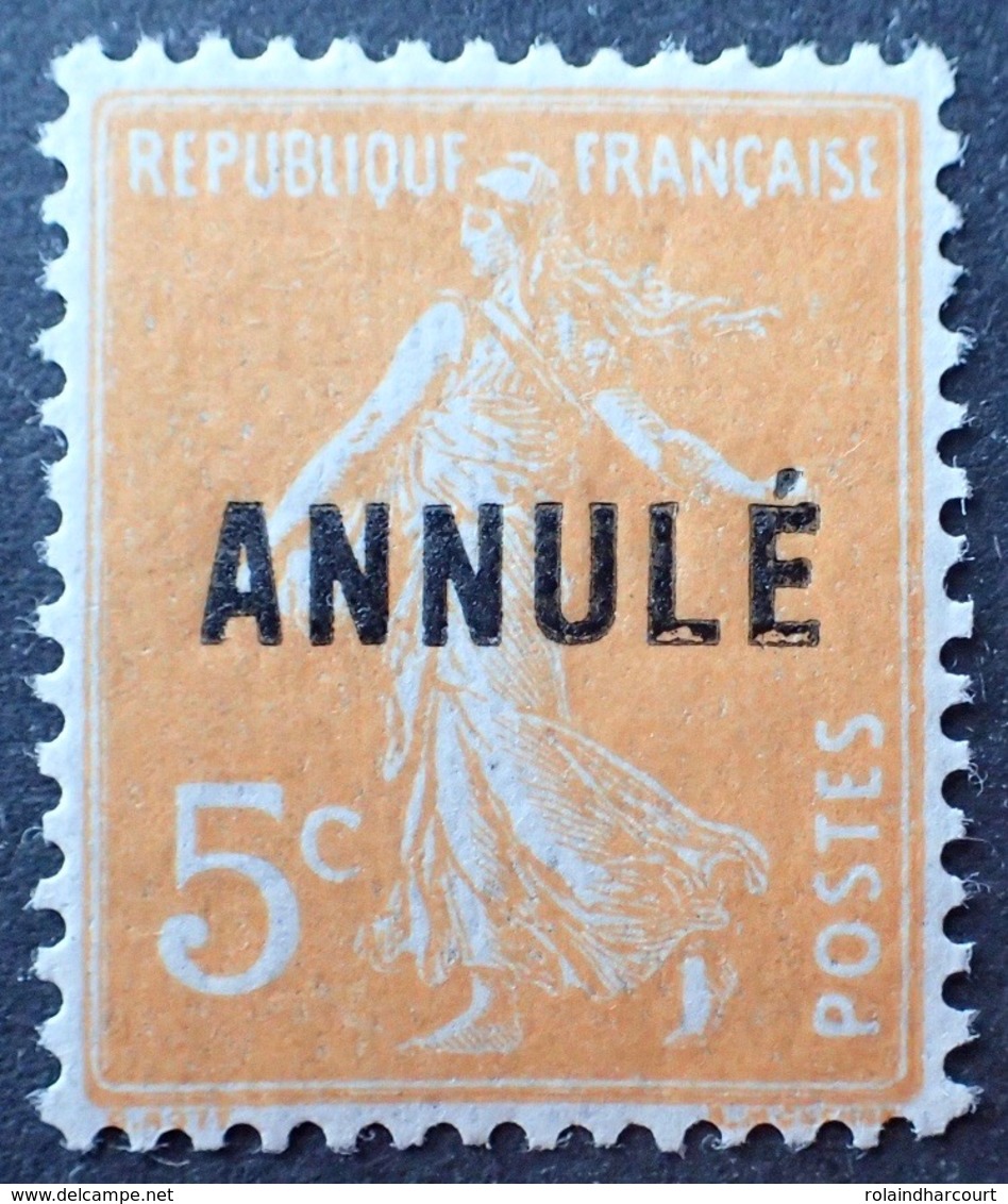 R1189/94 - 1911 - TYPE SEMEUSE - COURS D'INSTRUCTION - " ANNULE " - N°158-CI1 NEUF** LUXE - Lehrkurse