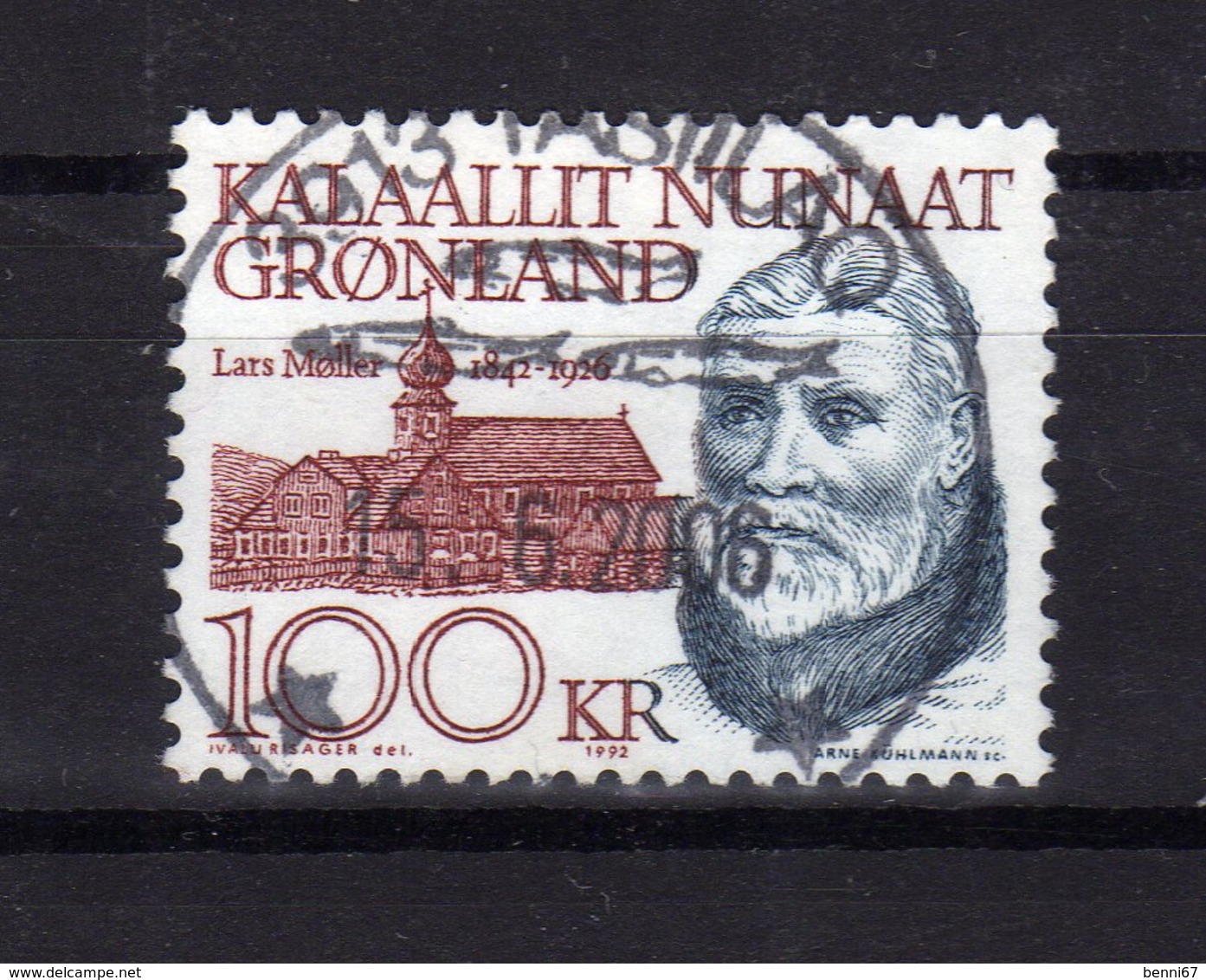 GROENLAND Greenland 1992 Lars Moller Yv 215 OBL - Usati