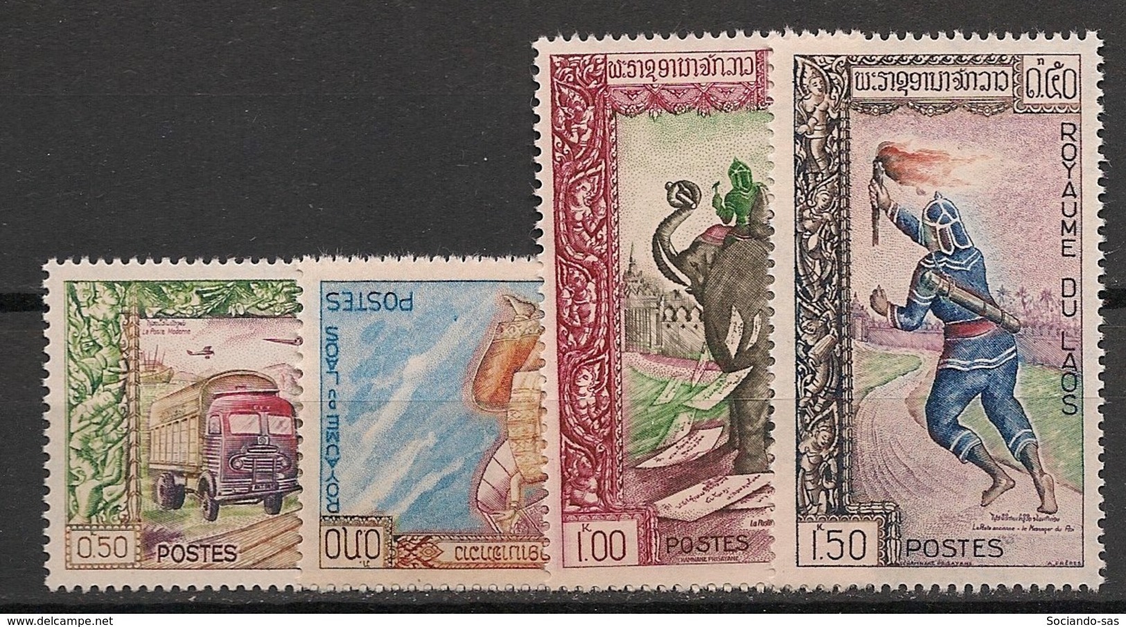 Laos - 1962 - N°Yv. 82 à 85 - Exposition Philatélique De Ventiane - Neuf Luxe ** / MNH / Postfrisch - Laos