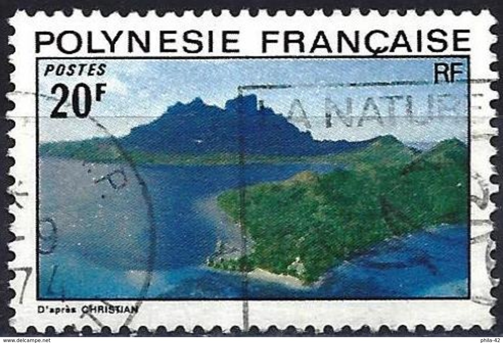 French Polynesia 1974 - Mi 183 - YT 102 ( Landscape ) - Oblitérés