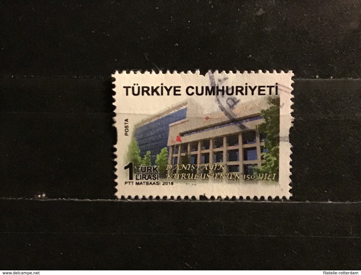 Turkije / Turkey - 150 Jaar Council Of State (1) 2018 - Oblitérés