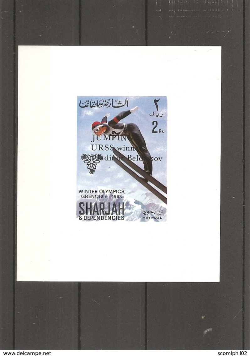 JO De Grenoble - 1968  ( 414 De Sharjah En BF XXX -MNH) - Winter 1968: Grenoble