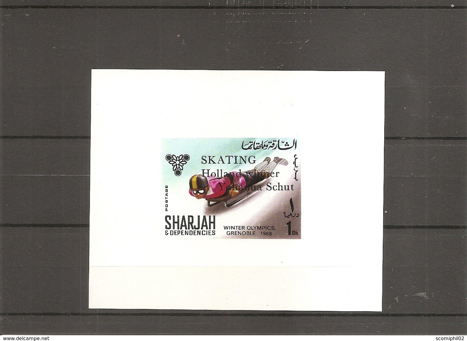 JO De Grenoble - 1968  ( 408 De Sharjah En BF XXX -MNH) - Winter 1968: Grenoble