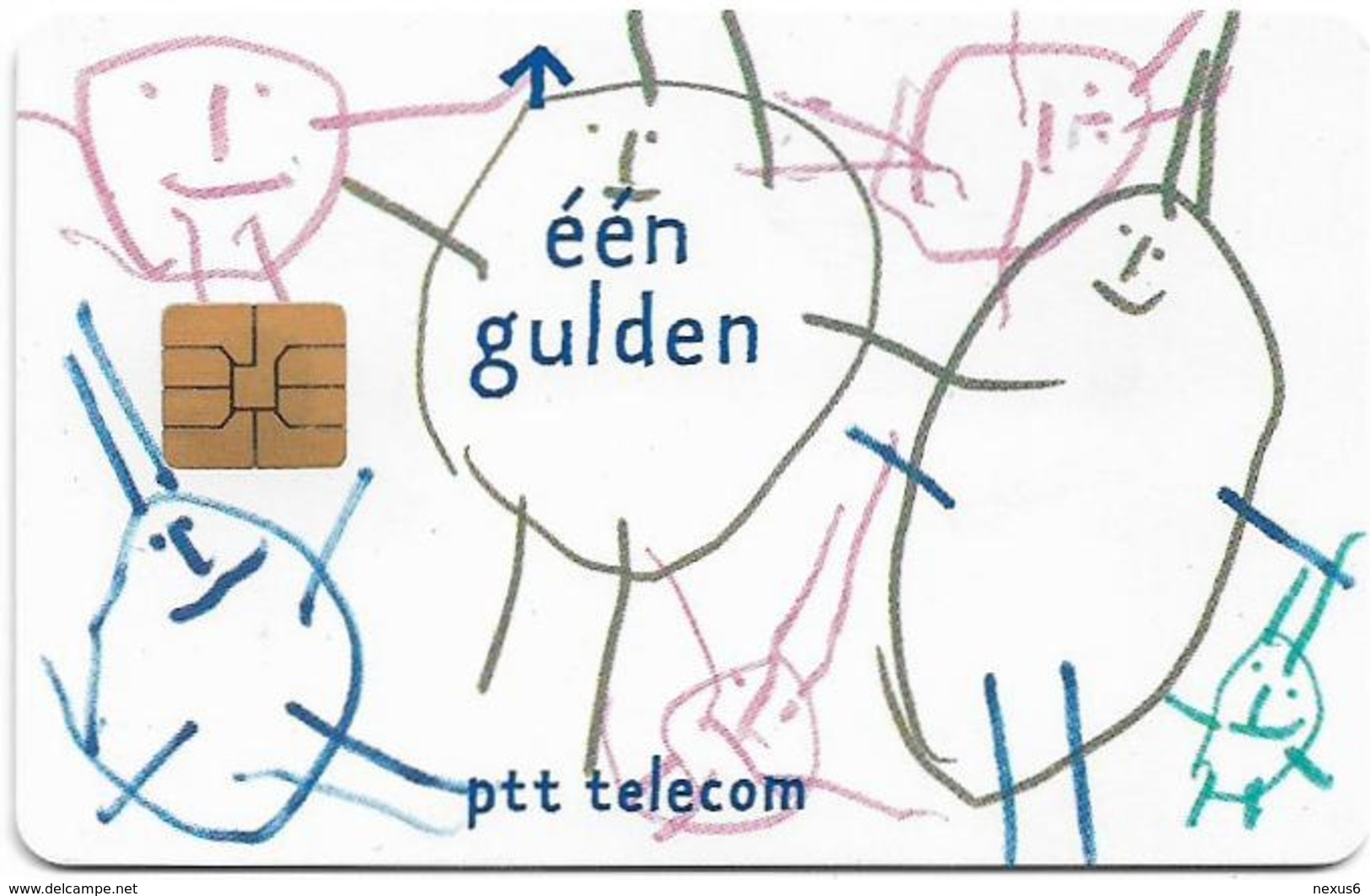 Netherlands - KPN (Chip) - Unicef Puppets - 11.1994, 19.000ex, Used - Privé