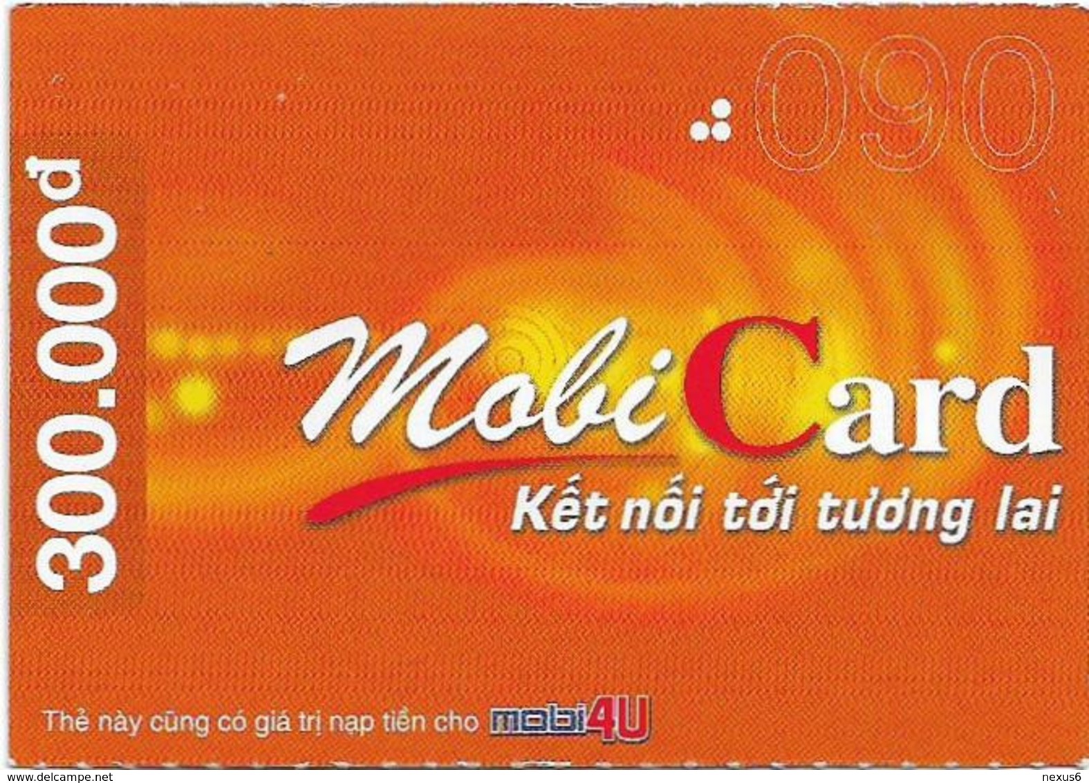 Vietnam - Mobi - MobiCard Orange, Prepaid 300,000₫, Exp. 31.12.2005, Used - Vietnam