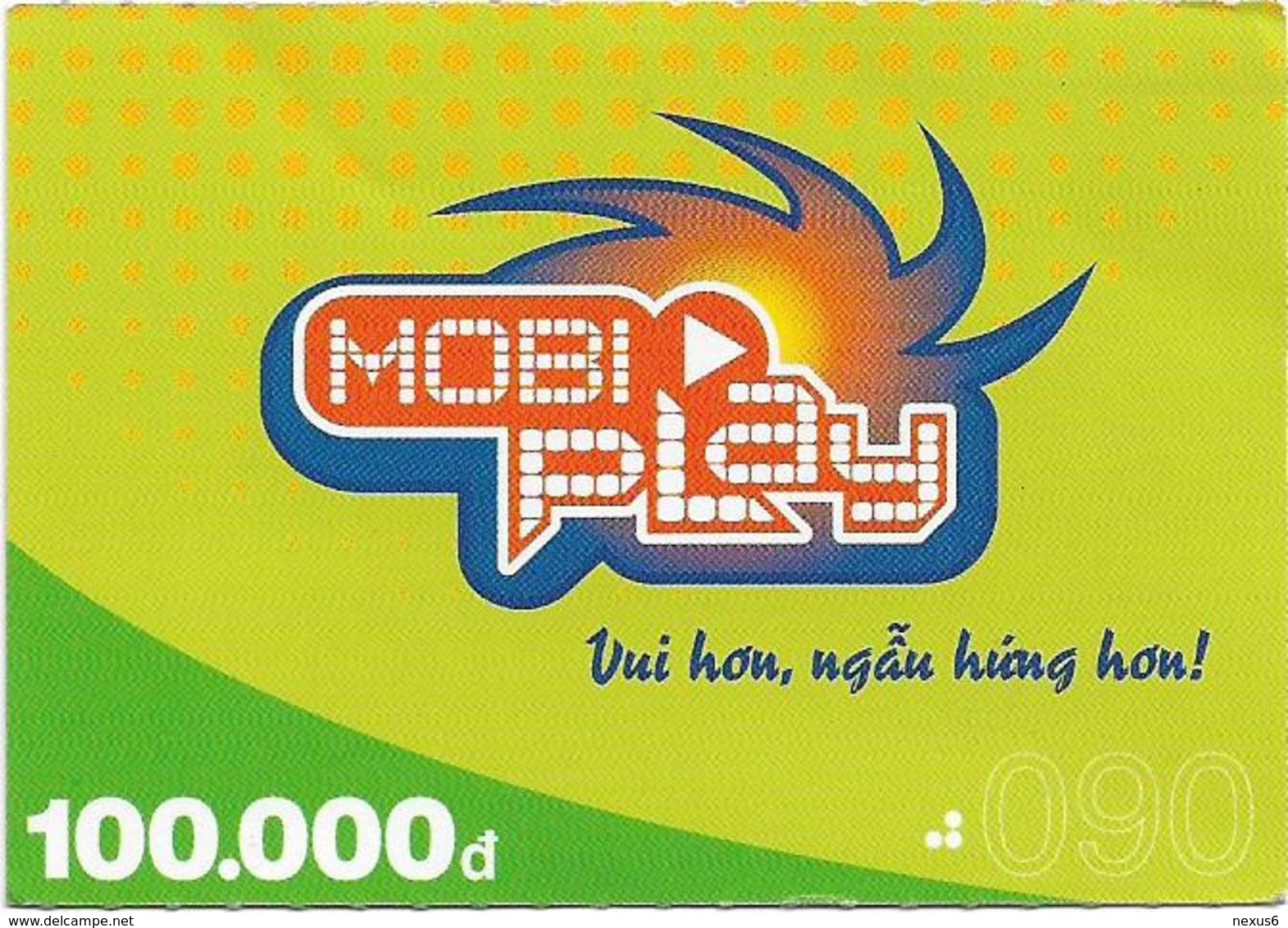 Vietnam - Mobi - MobiPlay Green, Prepaid 100,000₫, Exp. 31.12.2006, Used - Viêt-Nam