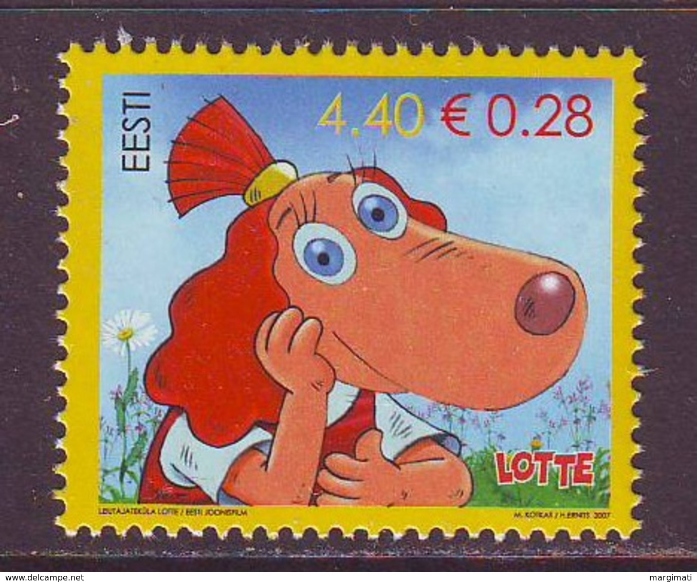 Estland 2007.  Lotte From Gadgetville. MNH. Pf. - Estland