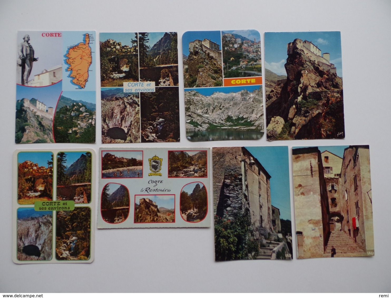 20 2B CORTE La RESTONICA Corse Lot De 8 Cartes Postales - Corte