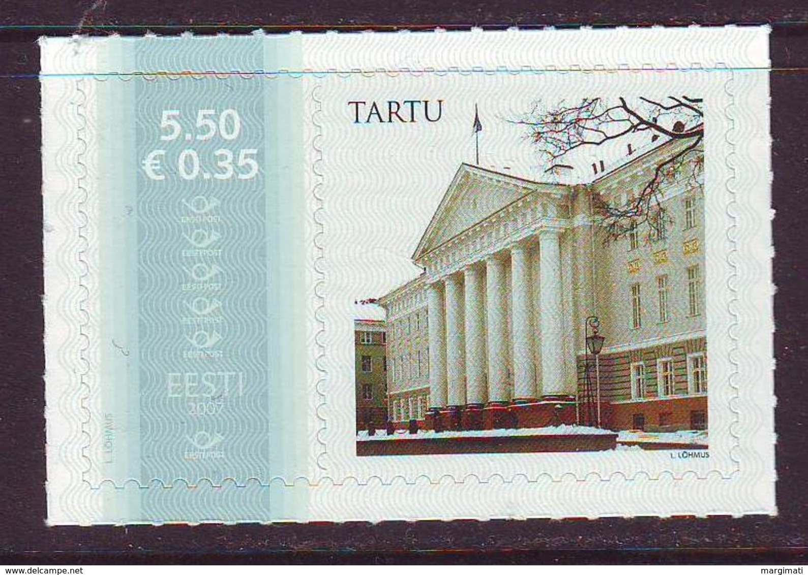 Estland 2007.  My Stamp. Tartu. MNH. Pf. - Estland