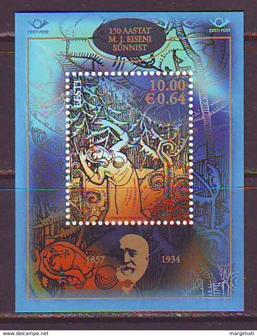 Estland 2007.The 150th Anniversary Of The Birth Of Matthias Johann Eisen. Bl. MNH. Pf. - Estland