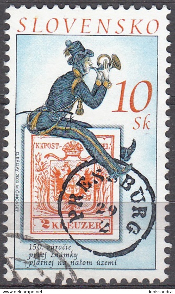 Slovensko 2000 Michel 369 O Cote (2009) 0.50 Euro 150 Ans Timbres-poste Cachet Rond - Used Stamps