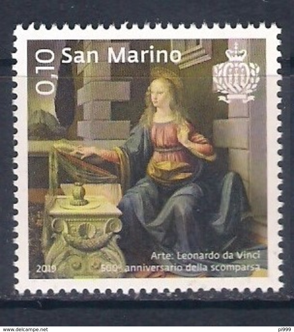 San Marino (2019) Leonardo Da Vinci (500th Anniversary Of Death) - Single Stamp (MNH) - Altri & Non Classificati