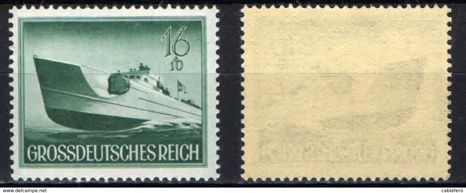 GERMANIA TERZO REICH - 1944 - CACCIATORPEDINIERE - MNH - Ungebraucht