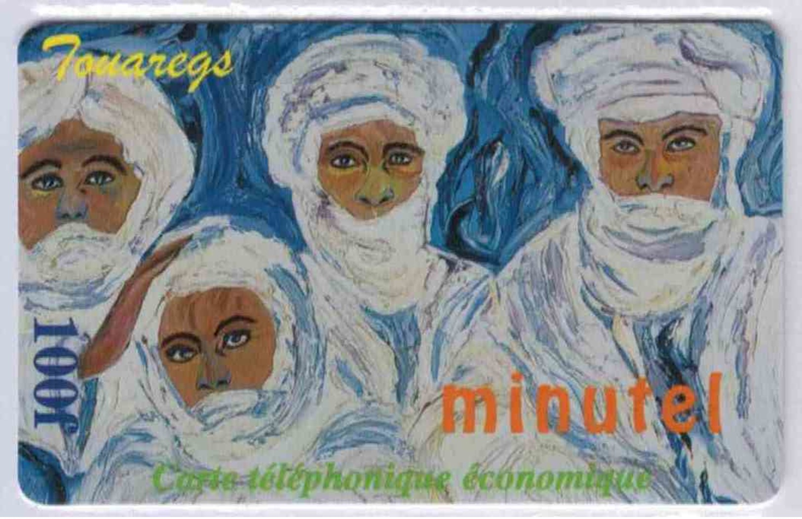 MINUTEL - DELTA MULTIMEDIA - Touaregs - 100 F - Rare Avec Code - Code Gratté - Voir Scans - Autres & Non Classés