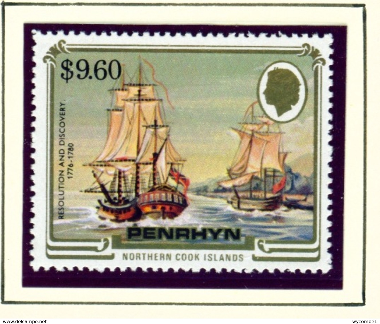 PENRHYN  -  1984 Ships $9.60 Unmounted/Never Hinged Mint - Penrhyn